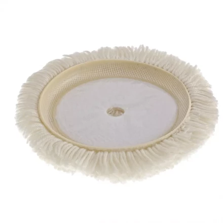 Насадка полировальная под липучку 180 мм плетеная шерстяная нить MATRIX артикул 75958 купить в Уфе