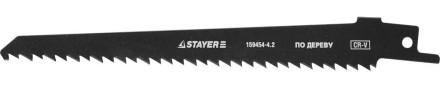 Полотно STAYER &quot;PROFI&quot; S644D для сабел эл. ножовки Cr-V,быстр,чистый,прям и фигур рез по дереву,фанере,ДСП,пластику 159454-4.2 купить в Уфе