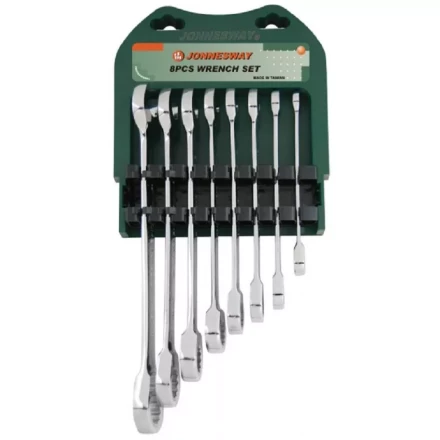 Набор ключей комбинированных трещоточных 10-19мм 8предметов Jonnesway  W45108S 47988 купить в Уфе