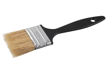 Кисть плоская СИБИН, пластиковая ручка, светлая щетина, 50мм 01008-050 купить в Уфе