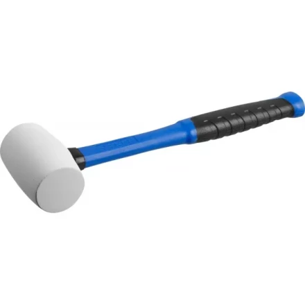 Киянка ЗУБР &quot;ПРОФЕССИОНАЛ&quot; резиновая белая, с фиберглассовой ручкой, 230г 20531-230_z02 купить в Уфе