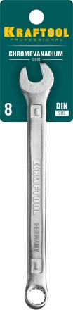 Ключи комбинированные KRAFTOOL, Cr-V, DIN 3113 27079-08 купить в Уфе