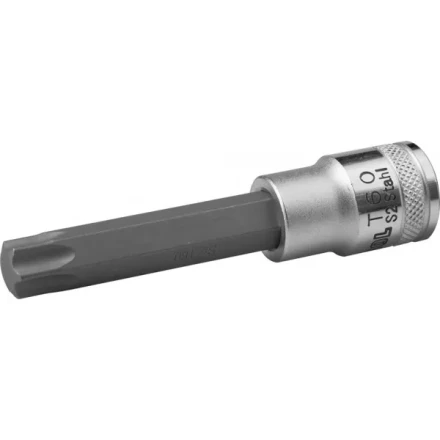 Торцовая бита-головка KRAFTOOL &quot;INDUSTRIE QUALITAT&quot;, удлиненная, материал S2, TORX, сатинированная, 1/2&quot;, Т60 27906-60_z01 купить в Уфе