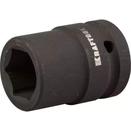 Торцовая головка KRAFTOOL &quot;INDUSTRIE QUALITAT&quot; ударная (3/4&quot;), FLANK, Cr-Mo, фосфатированная, 22 мм 27945-22_z01 купить в Уфе