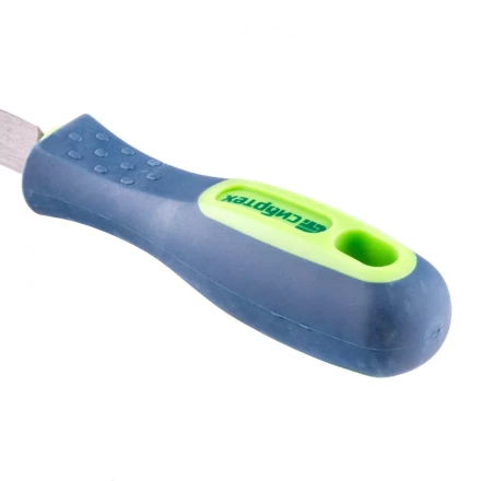 Напильник 300 мм трехгранный двухкомпонентная рукоятка №2 Сибртех 16031 купить в Уфе