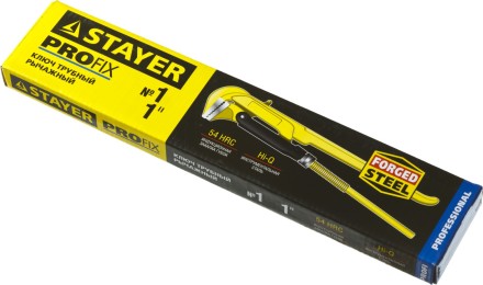 Ключ трубный STAYER &quot;PROFI&quot; рычажный, кованый, прямые губки, № 1, 1&quot; 27311-1 купить в Уфе