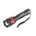 Фонарь бытовой пластик 3W LED ремешок зум 3 режима 100% - 50% - стробоскоп 3хААА Stern 90572 купить в Уфе