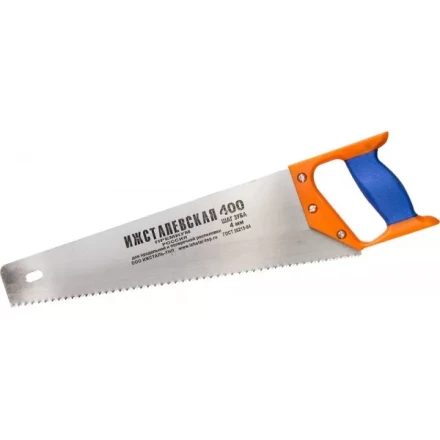 Ножовка &quot;ИЖ&quot; &quot;ПРЕМИУМ&quot; по дереву с двухкомпонентной пластиковой рукояткой, шаг 4мм, 400мм 1520-40-04_z01 купить в Уфе