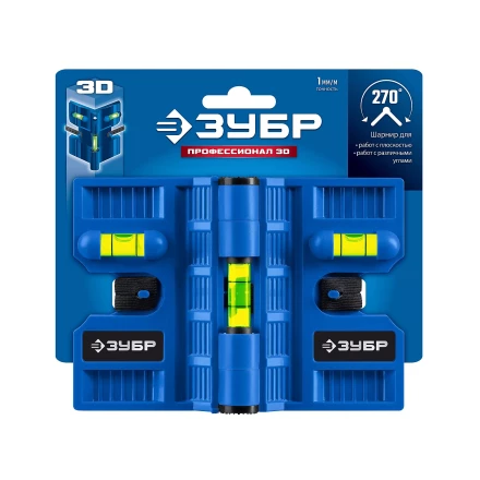ЗУБР Угловой магнитный уровень, Профессионал-3D (34553) купить в Уфе
