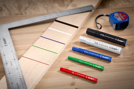 ЗУБР МК-1500 красный, 8-15 мм маркер-краска (06329-3) купить в Уфе