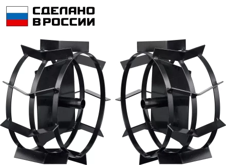 ЗУБР ГР-2, 430х200 мм, 2 шт., грунтозацепы для мотоблоков (707105-2) купить в Уфе