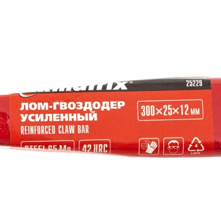 Лом-гвоздодер усиленный, 300х25х12 мм// Matrix 25229 купить в Уфе