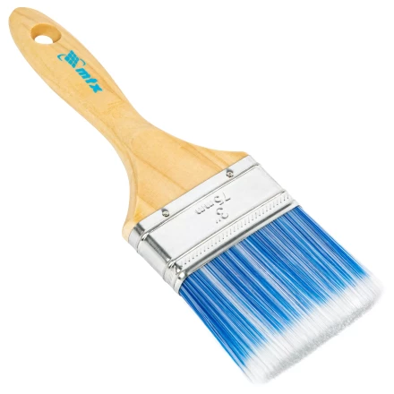 Кисть плоская &quot;Евро&quot; 3&quot;, искусственная щетина, деревянная ручка MTX 83073 купить в Уфе