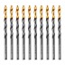 Сверло по металлу, 4,8 мм, HSS-Tin, Golden Tip, 10 шт. Denzel 717212 купить в Уфе