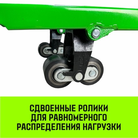 Тележка гидравлическая ручная HITCH REGULAR 2500KG 1150*550мм (полиуретановые ролики) купить в Уфе