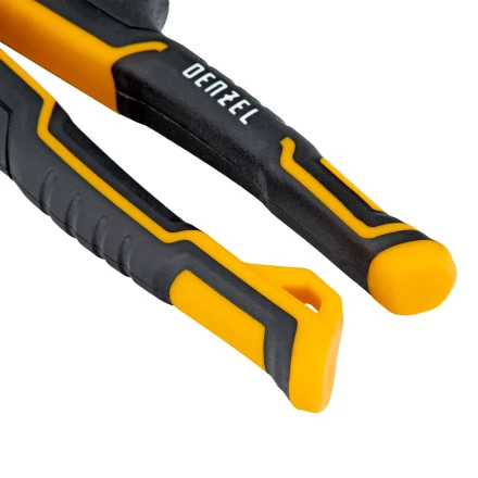 Ножницы по металлу Denzel 78371, 270 мм, прямой и правый рез, сталь-СrMo, трехкомпонентные рукоятки купить в Уфе