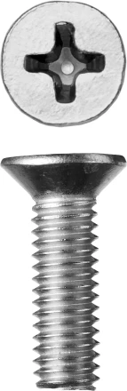 Винт ЗУБР "МАСТЕР" DIN 965, класс прочности 4.8, оцинкованный, M6x20мм, 5кг 303110-06-020 купить в Уфе