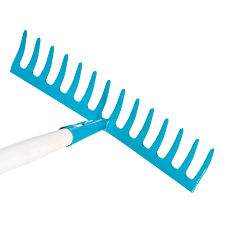 Грабли стальные Palisad, 360х1250 мм, 14 прямых зубьев, деревянный лакированный черенок, Luxe 6178988 купить в Уфе