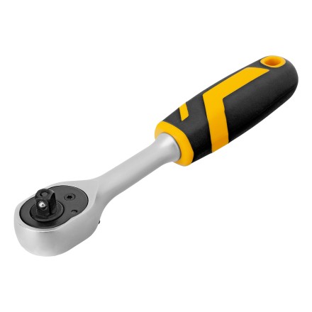 Ключ-трещотка 1/4&quot;  Denzel 14031, 90 зубьев, с быстрым сбросом, CrV купить в Уфе