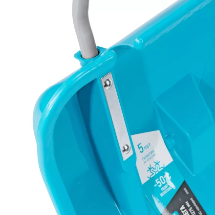 Скрепер для уборки снега Palisad 61800, полипропилен, колеса, 750х445х1275 мм, рукоятка с ПВХ, LUXE купить в Уфе