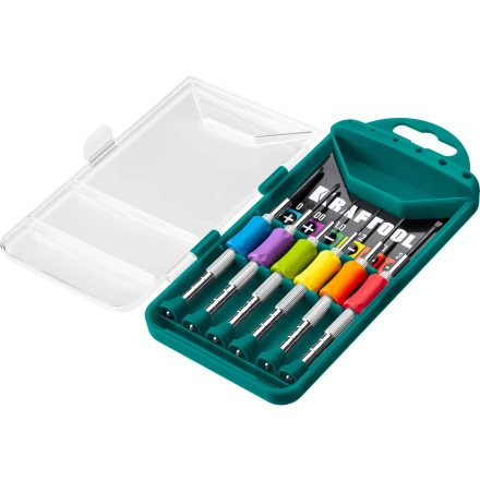 Набор Precision-6: часовые отвертки для особо точных работ, металлическая рукоятка с противоскользящей накладкой, жало из специальной стали SNCM8660. 25679 купить в Уфе