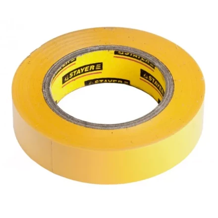 Изолента, STAYER Profi 12292-Y-15-10, ПВХ, на карточке, 15 мм х 10 м х 0,18мм, желтая 12292-Y-15-10 купить в Уфе
