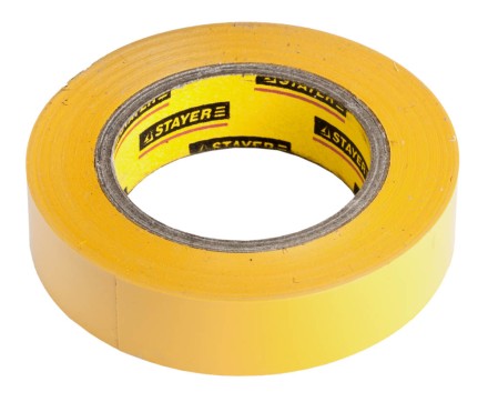 Изолента, STAYER Profi 12292-Y-15-10, ПВХ, на карточке, 15 мм х 10 м х 0,18мм, желтая 12292-Y-15-10 купить в Уфе