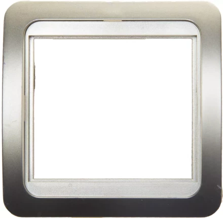 Панель СВЕТОЗАР &quot;ГАММА&quot; накладная, цвет золотой металлик, 1 гнездо SV-54145-GM купить в Уфе