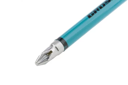 Набор бит Pz2 х90, сталь S2, 10шт GROSS 11201 купить в Уфе