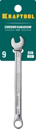 Ключи комбинированные KRAFTOOL, Cr-V, DIN 3113 27079-09 купить в Уфе
