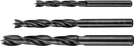 ЗУБР. Набор сверл по дереву, 3шт, 6-8-10 мм 29421-H3 купить в Уфе
