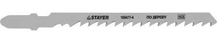 Полотна STAYER &quot;STANDARD&quot;, T244D, для эл.лобзиков, HCS, по дереву, фанере, ДСП, быстрый фигурный рез, EU, 74/4мм, 2шт 159477-4 купить в Уфе