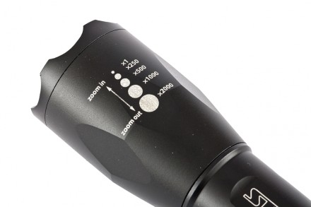 Фонарь 3 W CREE LED зум 3 режима 100% - 50% - стробоскоп ремешок 160 Лм 200 м 3хААА Stern 90581 купить в Уфе