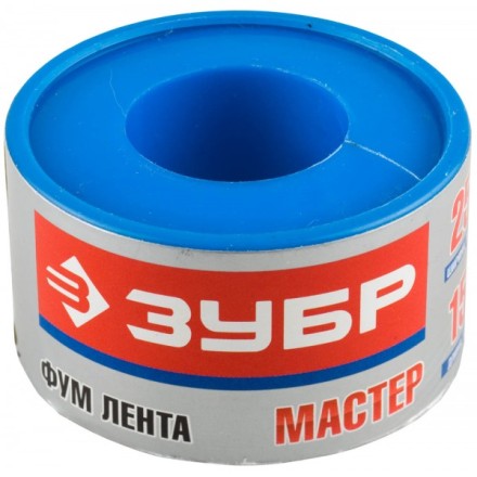 Фумлента ЗУБР &quot;МАСТЕР&quot;, плотность 0,40 г/см3, 0,1ммх25ммх15м 12373-25-040 купить в Уфе