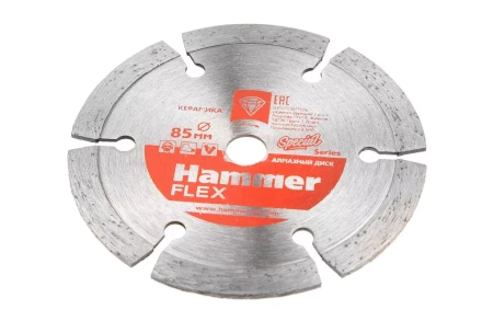 Круг алмазный HAMMER 206-236  Ф10х85мм сегментый по кирпичу купить в Уфе