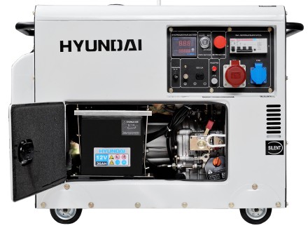Дизельный генератор Hyundai DHY 8000SE-3 купить в Уфе