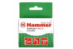 Скобы для степлера HAMMER 215-003 14мм, тип 53, 1000 шт.