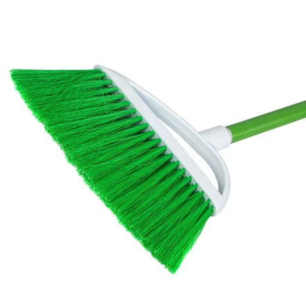 Щетка пластмасс. для подметания пола, премиум, 23 см, c черенком, 120 см, салатовая щетина, Home Palisad 935605 купить в Уфе