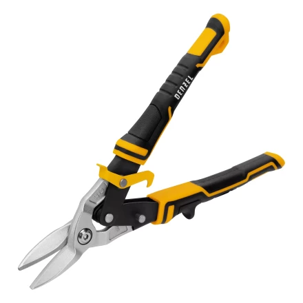 Ножницы по металлу Denzel 78370, 270 мм, прямой рез, сталь-CrMo, трехкомпонентные рукоятки купить в Уфе