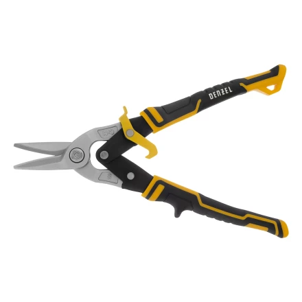 Ножницы по металлу Denzel 78370, 270 мм, прямой рез, сталь-CrMo, трехкомпонентные рукоятки купить в Уфе