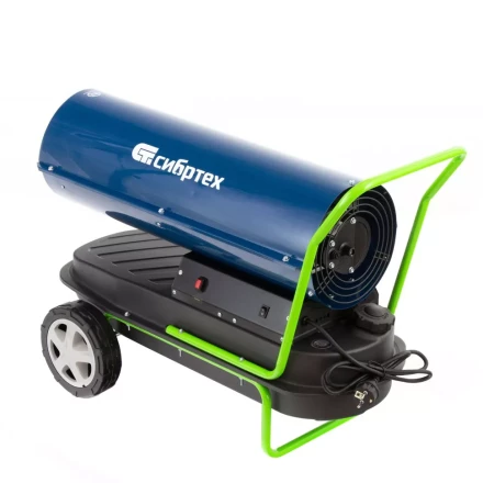 Дизельная тепловая пушка Сибртех СТД-30, 30 кВт, 750 м3/ч, прямой нагрев купить в Уфе