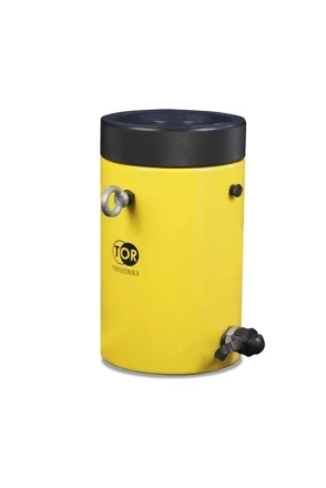 Домкрат гидравлический TOR HHYG-100150LS (ДГ100П150Г) 100 т с фиксирующей гайкой 1004739 купить в Уфе