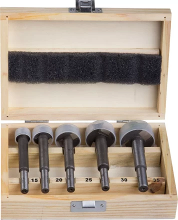 Набор сверл Форстнера по дереву &quot;Maxcut&quot;, 5шт( d=10-35мм), STAYER 29985-H5 29985-H5 купить в Уфе