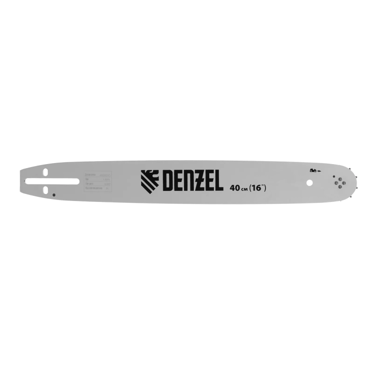 Шина для бензопилы DGS-4516P, длина 40 см (16"), шаг 0,325", паз 1,5 мм, 64 звена Denzel купить в Уфе