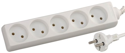 Удлинитель СВЕТОЗАР электрический, 5 гнезд, 5м SV-55050-5 купить в Уфе