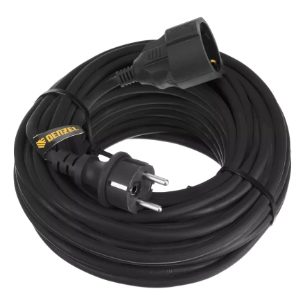 Удлинитель-шнур силовой Denzel Top Series 37420, КГТТ, 20м, 1 розетка, 3 x 1,5 мм, 3 м купить в Уфе