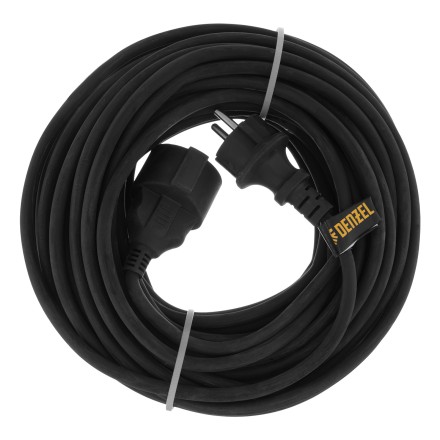 Удлинитель-шнур силовой Denzel Top Series 37420, КГТТ, 20м, 1 розетка, 3 x 1,5 мм, 3 м купить в Уфе