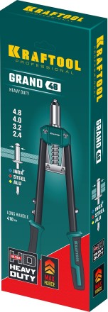 Двуручные усиленные заклепочники KRAFTOOL GRAND-48 31175 купить в Уфе
