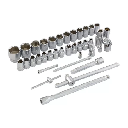 Набор инструментов 101 предмет, 120 зубьев, CrV, 1/4&quot;, 1/2&quot; Gross 14151 купить в Уфе