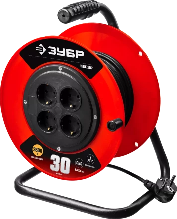 Удлинители на пластиковой катушке ПВС 307 силовые серия МАСТЕР купить в Уфе